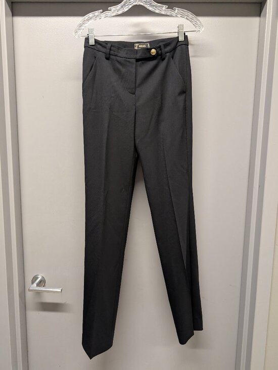 Versace Pants - Versace Black Pants Size 38